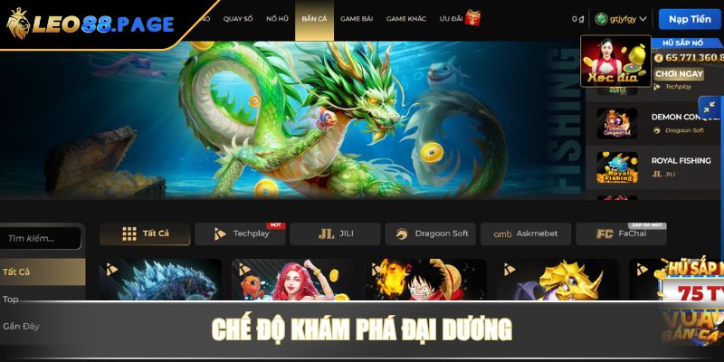 Chế độ khám phá đại dương