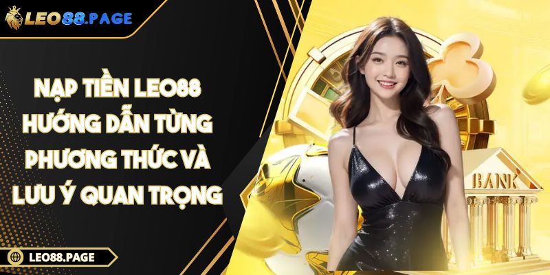 Nạp Tiền LEO88 - Hướng Dẫn Từng Phương Thức Và Lưu Ý Quan Trọng 1 Nạp Tiền LEO88 - Hướng Dẫn Từng Phương Thức Và Lưu Ý Quan Trọng