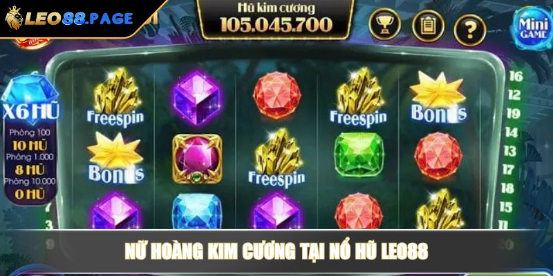 Nữ hoàng kim cương tại Nổ Hũ LEO88