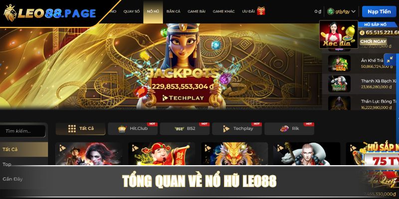 Tổng quan về Nổ Hũ LEO88